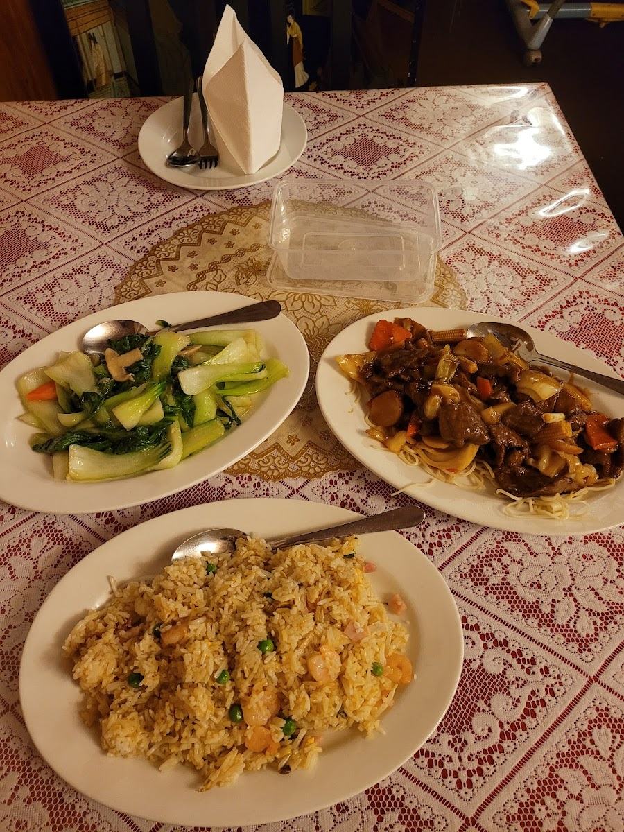 Dinner spread